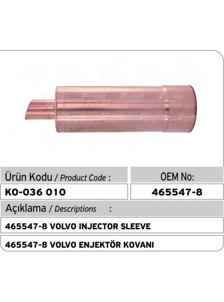 465547-8 Volvo Injector Sleeve